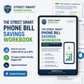 Digital product The Street Smart Phone Bill Savings Workbook